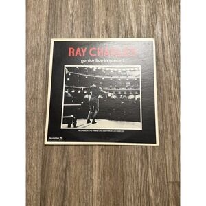 RAY CHARLES: genius live in concert BLUESWAY 12" LP 33 RPM‎